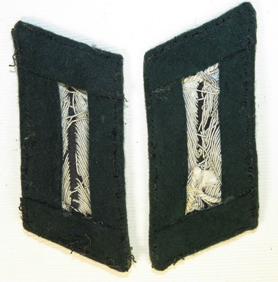 Rd Reich Wehrmacht Collar Tabs For Infantry Officer Tunic Removed Heer