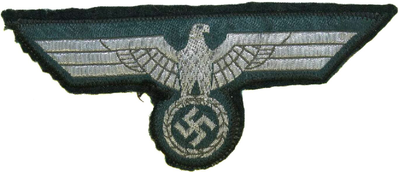 wehrmacht heer waffenrock removed flatwire eagle  103073