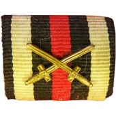 1914-1918 cruz con espadas, medalla barra