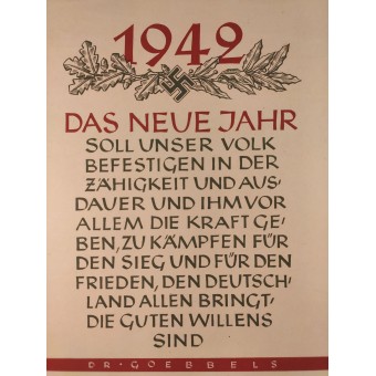 Il nuovo anno rafforzerà il nostro popolo nella sua durezza e la resistenza .... Espenlaub militaria