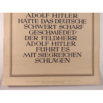 De soldaat Adolf Hitler had gesmeed met het Duitse zwaard .... Espenlaub militaria