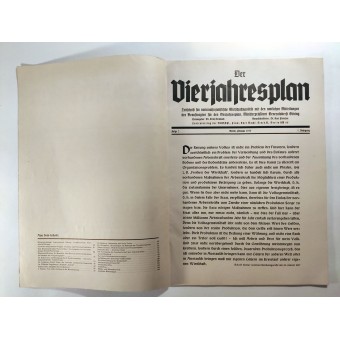 Der Vierjahresplan, 2nd vol., February 1937. Espenlaub militaria
