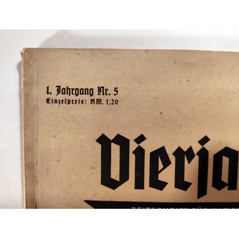 Der Vierjahresplan, 5th vol., 24 May 1937 The Reich Exhibition Creative People. Espenlaub militaria