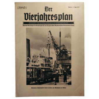 Der Vierjahresplan, 6e Vol., 22 juni 1937 De Zweedse-Duitse handelsverbindingen. Espenlaub militaria