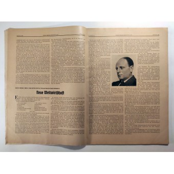 Der Vierjahresplan, 6:e vol., 22 juni 1937 De svensk-tyska handelsförbindelserna. Espenlaub militaria