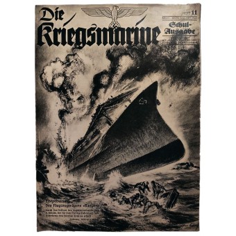 Die Kriegsmarine, 11 vol., Junio ​​de 1,943. Espenlaub militaria