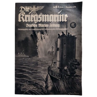 Die Kriegsmarine #21 Nov1939 Sinking of the Royal Oak and torpedoing of the Repulse in Scapa Flow. Espenlaub militaria