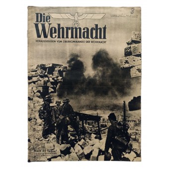 Die Wehrmacht, # 15 de julio de 1942 Después de 25 días! En las ruinas de la fortaleza de Sebastopol. Espenlaub militaria