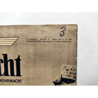 Die Wehrmacht, n ° 15 Juillet 1942 Après 25 jours! Dans les ruines de la forteresse de Sébastopol. Espenlaub militaria