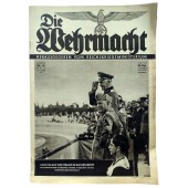 Die Wehrmacht, 16. vuosikerta, kesäkuu 1937 Kenttämarsalkka von Blomberg ja Duce