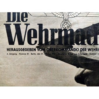 Die Wehrmacht, 22. Jahrgang, Oktober 1942. Espenlaub militaria