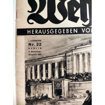 Die Wehrmacht, 22nd vol., September 1937. Espenlaub militaria