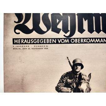 Die Wehrmacht номер 24, 22 ноября 1939 г.. Espenlaub militaria