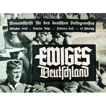 Ewiges Deutschland, October 1939. Espenlaub militaria
