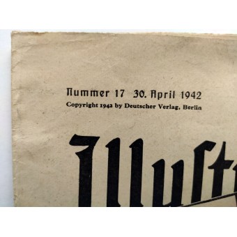 Över fiendens konvoj i Atlanten Berliner Illustrierte Zeitung, 17:e vol., april 1942. Espenlaub militaria