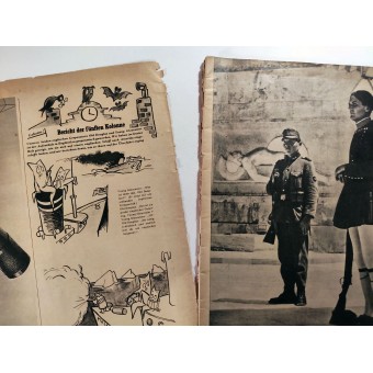 Signaal, 11e vol., Juni 1941 Duitse soldaten op de Akropolis. Espenlaub militaria