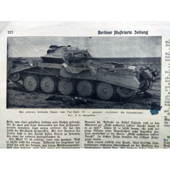 Le Berliner Illustrierte Zeitung, №16 Avril 1942, lœil mortel dans lAtlantique. Espenlaub militaria