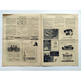 Il Berliner Illustrierte Zeitung, №16 aprile 1942 Locchio mortale in Atlantico. Espenlaub militaria