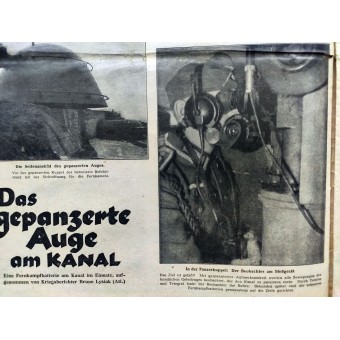 Die Berliner Illustrierte Zeitung, №16. April 1942 Das tödliche Auge im Atlantik. Espenlaub militaria