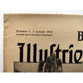 Il Berliner Illustrierte Zeitung, 1 ° vol., Gennaio 1943. Espenlaub militaria