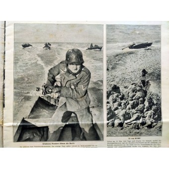Berliner Illustrierte Zeitung, 21. Jahrgang, Mai 1942 Hinter dem Panzerschild der Kanone. Espenlaub militaria