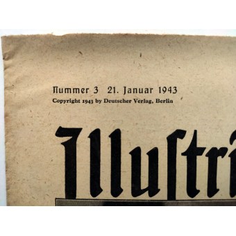 El Berliner Illustrierte Zeitung, 3 vol., Enero 1943. Espenlaub militaria