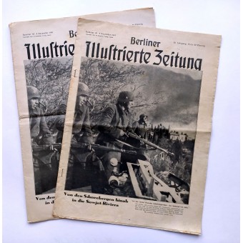 The Berliner Illustrierte Zeitung, №49 Dec 1941 Jaila Mountains in the Crimea were crossed. Espenlaub militaria