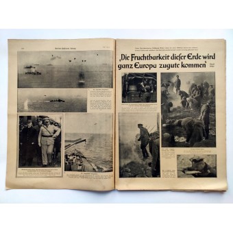 Il Berliner Illustrierte Zeitung, vol 51 °, gennaio 1941 il pilota del bombardiere. Capitano Werner Baumbach. Espenlaub militaria