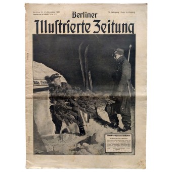 El Berliner Illustrierte Zeitung, №52 Dic 1941 responde al Führer a desafío de Roosevelt. Espenlaub militaria