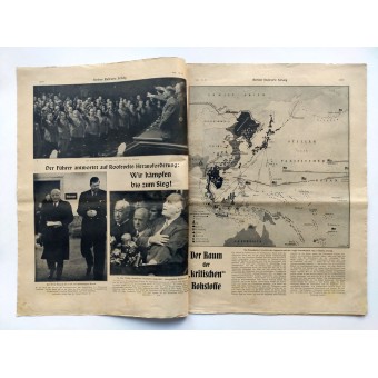 Berliner Illustrierte Zeitung, nr 52 dec 1941 Führern svarar på Roosevelts utmaning.. Espenlaub militaria