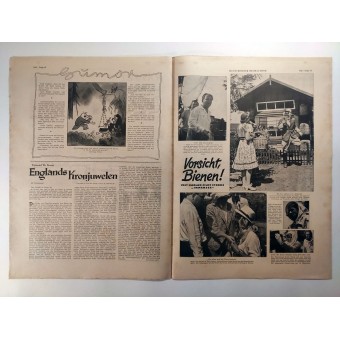 The Illustrierter Beobachter, 10 Sept1942 Führer hands over to Captain Baumbach. Espenlaub militaria