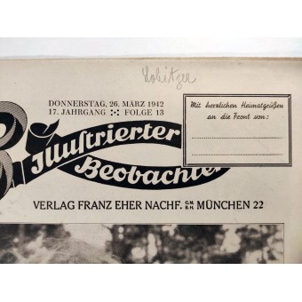 Illusterter Beobachter, 13 osa, maaliskuu 1942 aikamme naisten ammatti. Espenlaub militaria