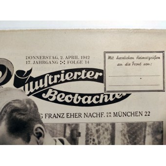 Le Illustrierter Beobachter, 14, Avril 1942 entre les vols. Pris au piège par les Soviétiques pendant 14 jours. Espenlaub militaria