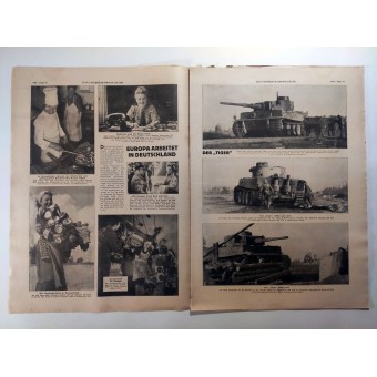Le Illustrierter Beobachter, 14 vol., 1943 Avril. Espenlaub militaria