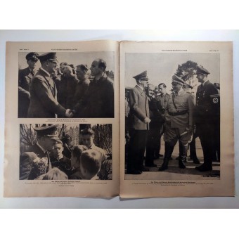 El Illustrierter Beobachter, 15 vol., Abril de 1943, el Führer gira 54 el 20 de abril, 1.943. Espenlaub militaria