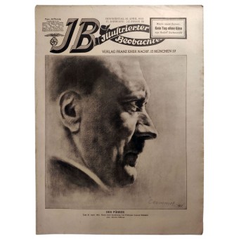 El Illustrierter Beobachter, 16 vol., Abril de 1942 Führer el 20 de abril, 1942. Espenlaub militaria
