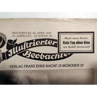 El Illustrierter Beobachter, 16 vol., Abril de 1942 Führer el 20 de abril, 1942. Espenlaub militaria