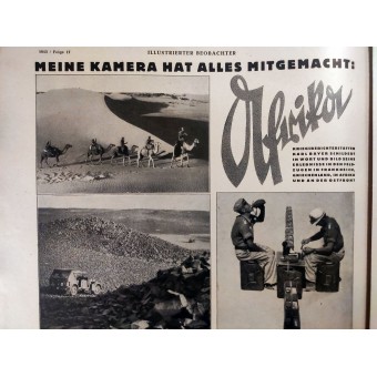 De Illustratorerer Beobachter # 17 april 1943 Reich Buitenlandse Zaken Joachim Von Ribbentrop 50 jaar. Espenlaub militaria