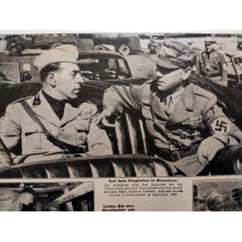 El Illustrierter Beobachter nº 20 de mayo de 1943. recepción Vítores de valientes lobos en una base de submarinos. Espenlaub militaria