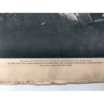 Le Illustrierter Beobachter n ° 21 mai 1943. Le pilote dun atterrissage forcé avion soviétique est capturé. Espenlaub militaria