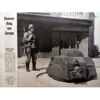 Illustrierter Beobachter nr 21, maj 1943. Piloten på ett tvångslandande sovjetiskt plan tillfångatas.. Espenlaub militaria