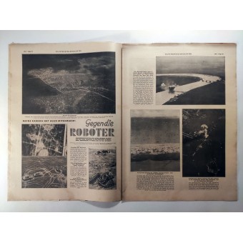 Illustrierter Beobachter nr 21, maj 1943. Piloten på ett tvångslandande sovjetiskt plan tillfångatas.. Espenlaub militaria