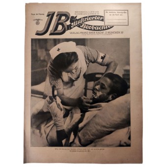 Illustrierter Beobachter, 22:a vol., juni 1943 Sjuksköterskan kan göra allt och gillar att göra det.. Espenlaub militaria