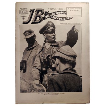 Illusterter Beobachter, 27 osa, heinäkuu 1942 Marshal Rommel taistelualueella. Espenlaub militaria