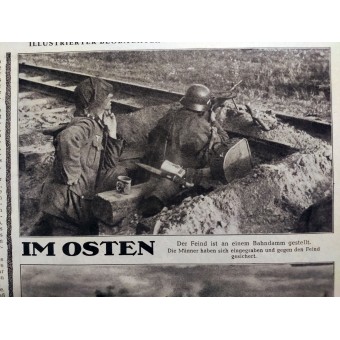 Illusterter Beobachter, 27 osa, heinäkuu 1942 Marshal Rommel taistelualueella. Espenlaub militaria
