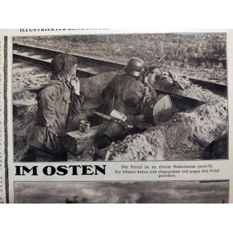 The Illustrierter Beobachter, 27 vol., July 1942 Marshal Rommel in the fighting area. Espenlaub militaria