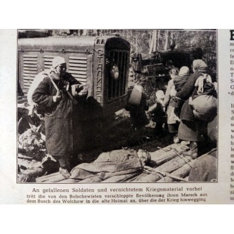 Der Illustrierte Beobachter №31. Juli 1942 So kümmerten sich die Sowjets um die Volkhov-Flüchtlinge. Espenlaub militaria