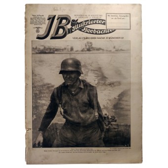 Illustrierter Beobachter, 33 vol., augusti 1942 Ledaren för stormbåten. Espenlaub militaria