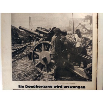 El Beobachter Illustrierter, 33 vol., Agosto de 1942, el líder del barco de asalto. Espenlaub militaria