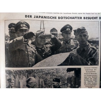 Illustrierter Beobachter, nr 36, september 1942 Skvadronens markpersonal välkomnar en återvändande Ju-88.. Espenlaub militaria